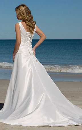 Orifashion HandmadeGraceful Beach Bridal Gown / Wedding Dress BE